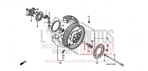 ROUE ARRIERE ST1100AR de 1994